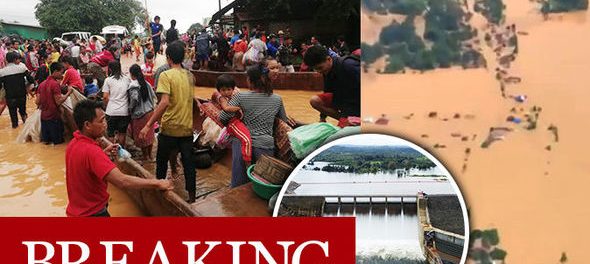 Un baraj din Laos s-a fisurat