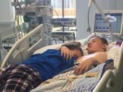Momentul sfasietor în care o adolescentă isi i-a ramas bun de la iubitul inecat