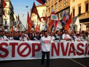 Matteo Salvini in fruntea unui protest impotriva imigratiei