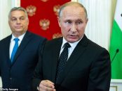 Vladimir Putin și Viktor Orban intr-o conferinta de presa la Kremlin