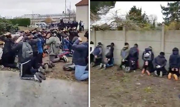 Elevi arestați după protestele împotriva lui Emmanuel-Macron