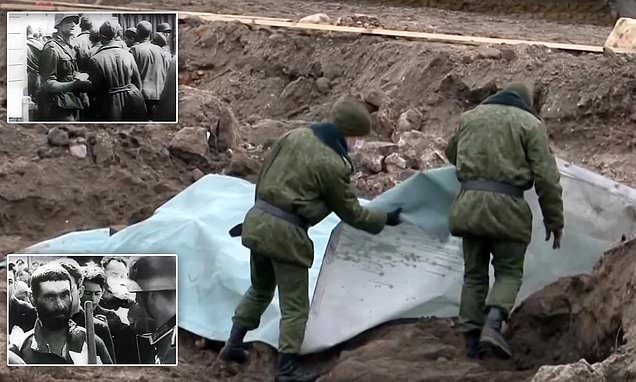 Groapă comună cu peste 1.000 de bărbați, femei și copii împușcați de naziști Groapă comună cu peste 1.000 de bărbați, femei și copii împușcați de naziști