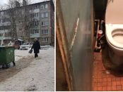 O rusoaică și-a aruncat nou-născutul la tomberon imediat după naștere