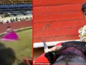 O femeie toreador din Mexic a fost schilodită în timpul unei lupte de un taur furios