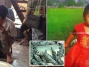 Fetiță mâncată de crocodilii crescuți în ferma tatălui ei din Cambodgia