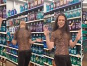 Gestul șocant făcut de o tânără la un SUPERMARKET