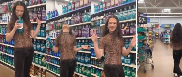 Gestul șocant făcut de o tânără la un SUPERMARKET