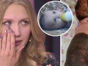Mărturia mamei care a fost îndemnată să-și ucidă bebelușul născut cu un semn uriaș pe spate
