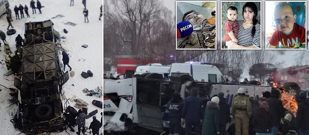 19 persoane au murit după ce un autobuz a căzut într-un râu înghețat în Rusia
