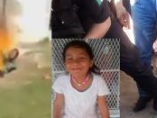 O mulțime furioasă a ARS DE VIU UN PEDOFIL acuzat că a violat și ucis o fetiță ă de șase ani
