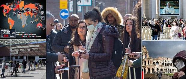 Un sfert din populația Italiei pusă în carantină de premierul italian