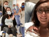 Tânăra care a învins Covid-19 și a născut un fiu în timp ce era intubată