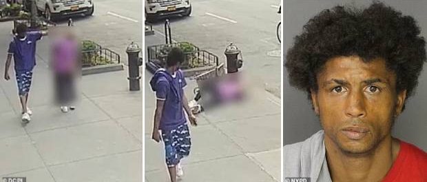Un bărbat lovește o femeie în vârstă de 92 de ani pe o strată din New York