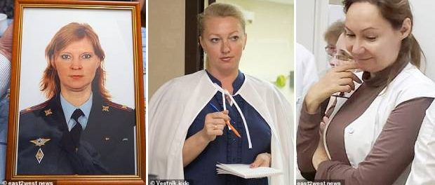 Natalya Shcherbakova, Yelena Nepomnyashchaya și Natalya Lebedeva, trei dintre medicii căzuți pe fereastră