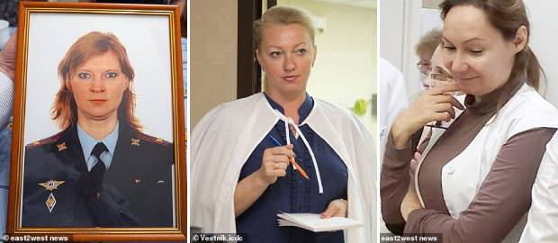 Natalya Shcherbakova, Yelena Nepomnyashchaya și Natalya Lebedeva, trei dintre medicii căzuți pe fereastră